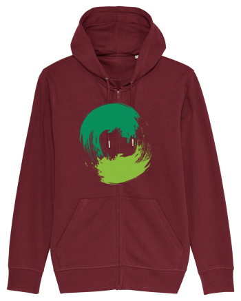 Color Wheel - green&green Burgundy