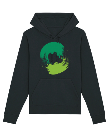 Color Wheel - green&green Black