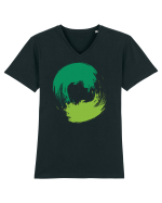 Color Wheel - green&green Tricou mânecă scurtă guler V Bărbat Presenter