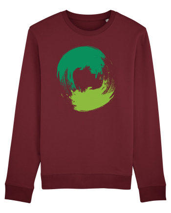 Color Wheel - green&green Burgundy