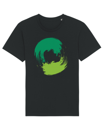 Color Wheel - green&green Black