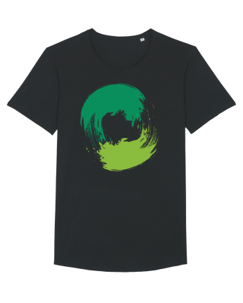 Color Wheel - green&green Black