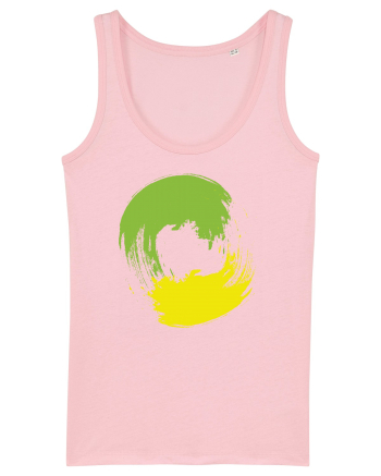 Color Wheel - green&yellow Cotton Pink