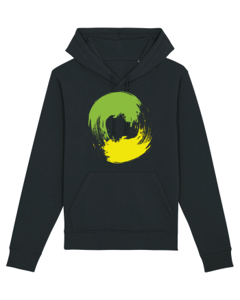 Color Wheel - green&yellow Black
