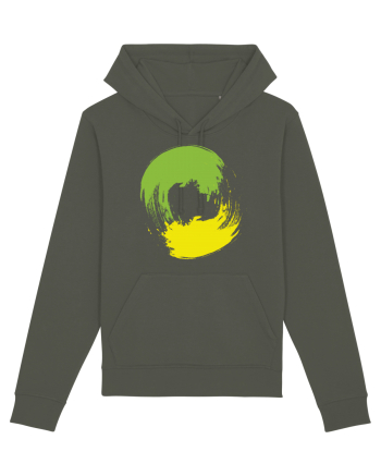 Color Wheel - green&yellow Khaki