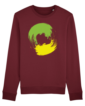 Color Wheel - green&yellow Burgundy