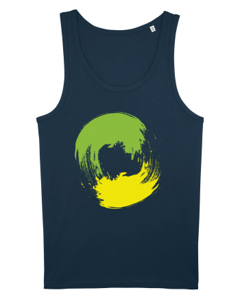Color Wheel - green&yellow Navy
