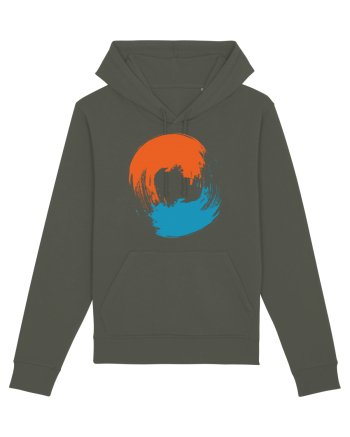 Color Wheel - orange&blue Khaki