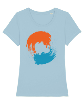 Color Wheel - orange&blue Sky Blue