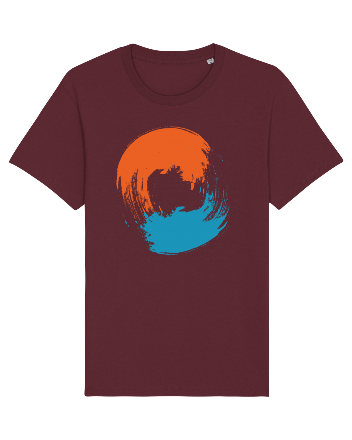 Tricou mânecă scurtă Unisex Rocker Burgundy