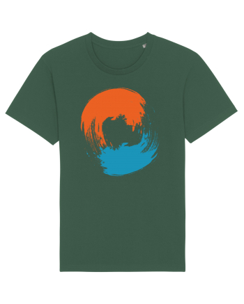 Color Wheel - orange&blue Bottle Green