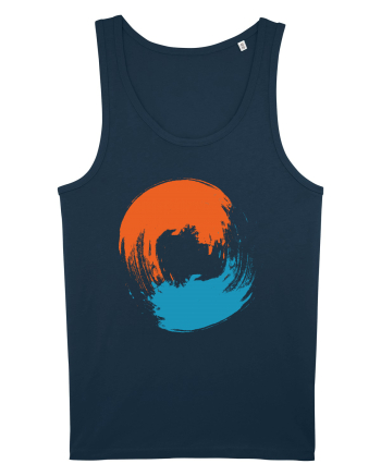 Color Wheel - orange&blue Navy