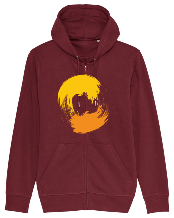 Color Wheel - orange&orange Burgundy