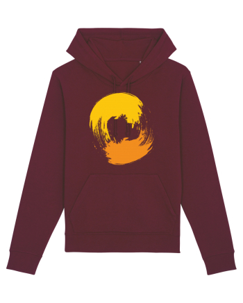 Color Wheel - orange&orange Burgundy