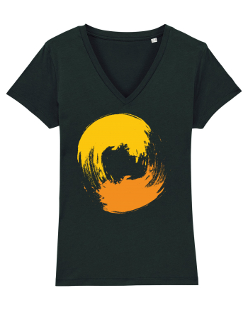Color Wheel - orange&orange Black