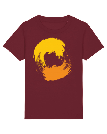 Color Wheel - orange&orange Burgundy