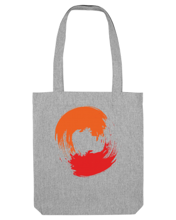 Color Wheel - orange&red 2 Heather Grey