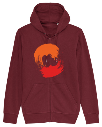 Color Wheel - orange&red 2 Burgundy