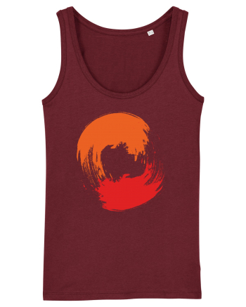Color Wheel - orange&red 2 Burgundy