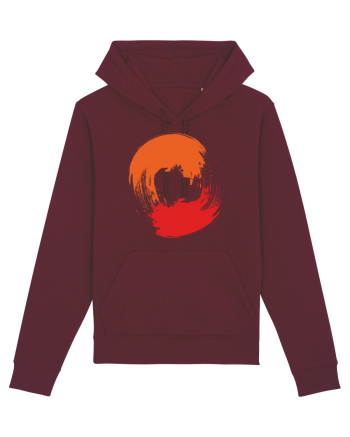Color Wheel - orange&red 2 Burgundy