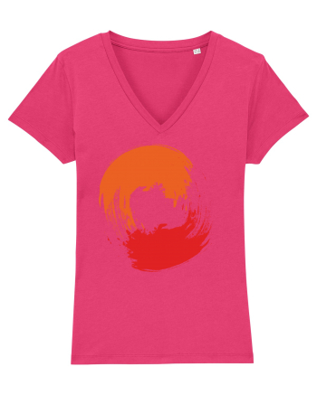 Color Wheel - orange&red 2 Raspberry