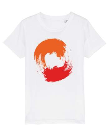 Color Wheel - orange&red 2 White