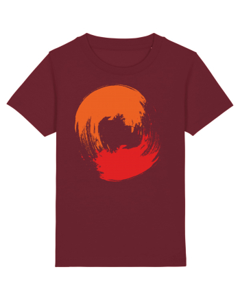 Color Wheel - orange&red 2 Burgundy