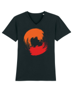 Color Wheel - orange&red 2 Tricou mânecă scurtă guler V Bărbat Presenter