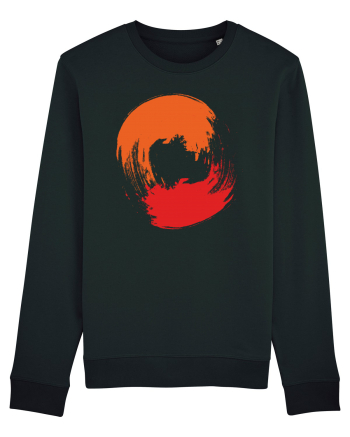 Color Wheel - orange&red 2 Black