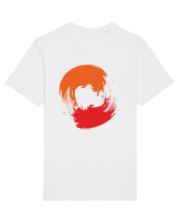 Color Wheel - orange&red 2 White