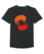 Color Wheel - orange&red 2 Tricou mânecă scurtă guler larg Bărbat Skater