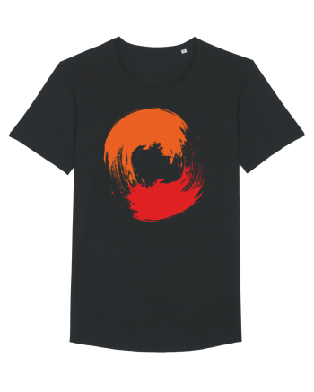 Color Wheel - orange&red 2 Black
