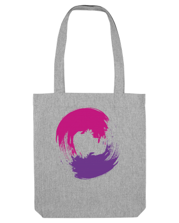 Color Wheel - violet&purple Heather Grey