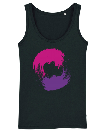 Color Wheel - violet&purple Black