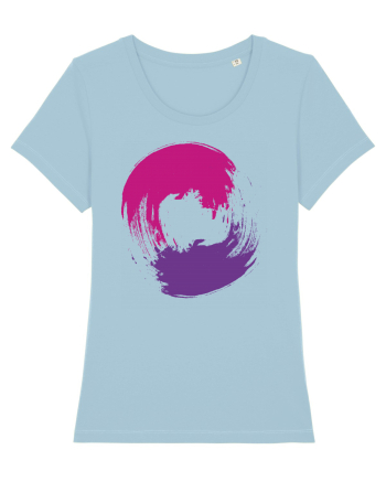 Color Wheel - violet&purple Sky Blue