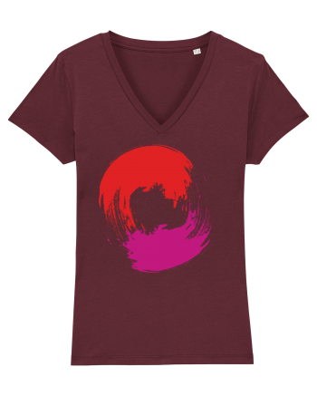 Color Wheel - red&purple Burgundy