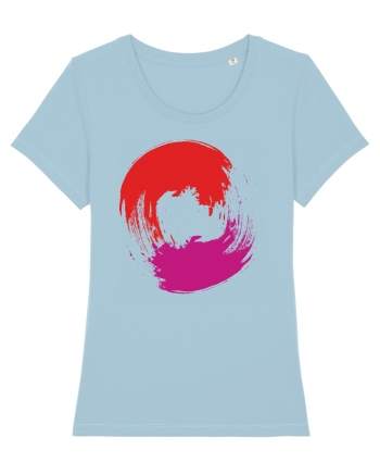 Color Wheel - red&purple Sky Blue