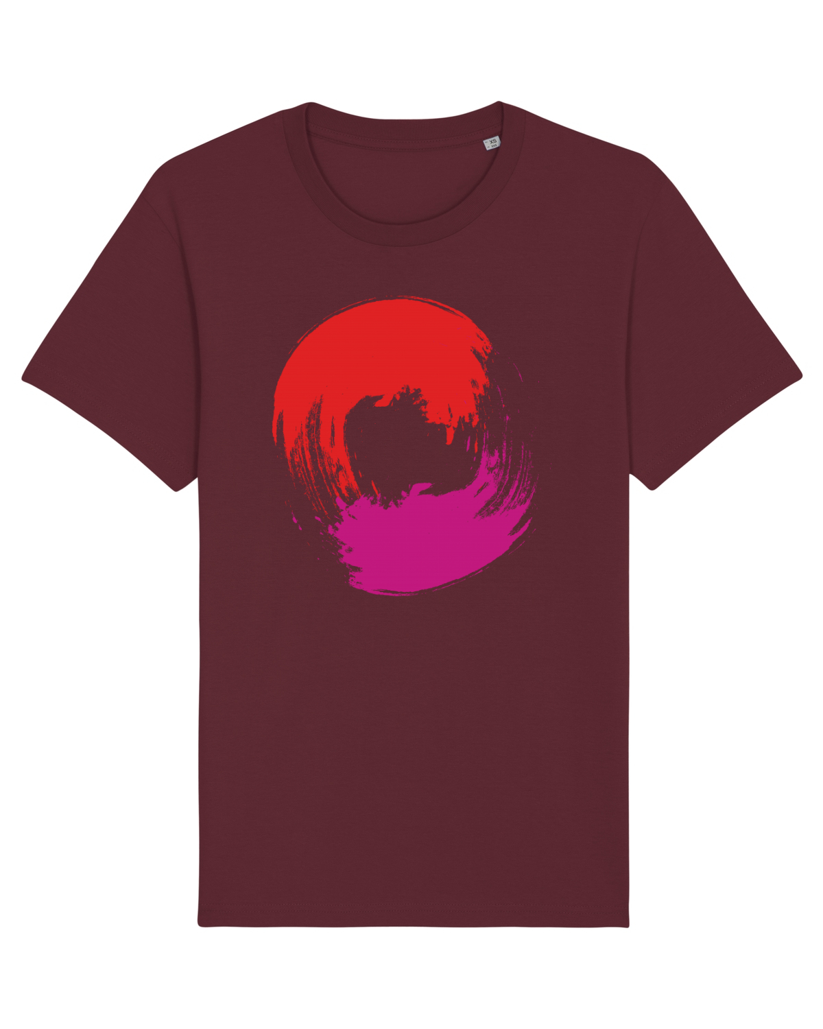 Tricou mânecă scurtă Unisex Rocker Burgundy