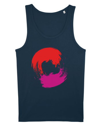 Color Wheel - red&purple Navy