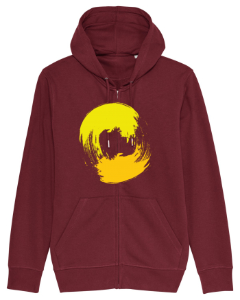 Color Wheel - yellow&orange Burgundy