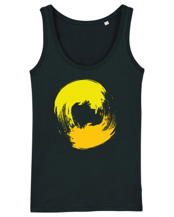 Color Wheel - yellow&orange Black