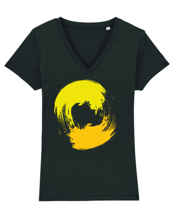 Color Wheel - yellow&orange Black