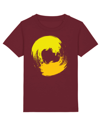 Color Wheel - yellow&orange Burgundy