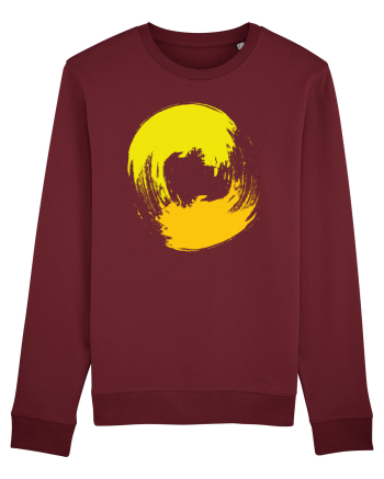 Color Wheel - yellow&orange Burgundy