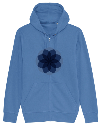 Color Wheel - blue flower Bright Blue