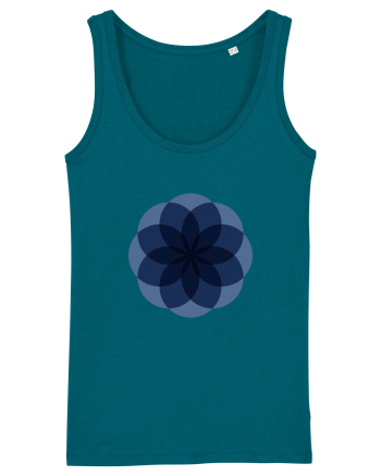Color Wheel - blue flower Ocean Depth