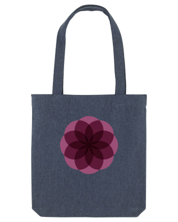 Color Wheel - purple flower Midnight Blue
