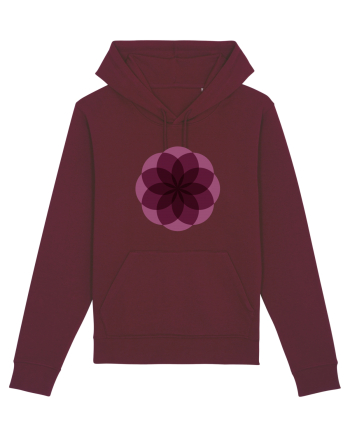 Color Wheel - purple flower Burgundy