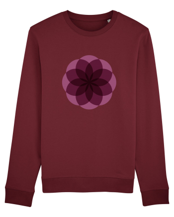 Color Wheel - purple flower Burgundy