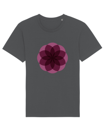 Color Wheel - purple flower Anthracite